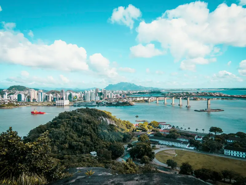 Vista de Vitória, no Espírito Santo