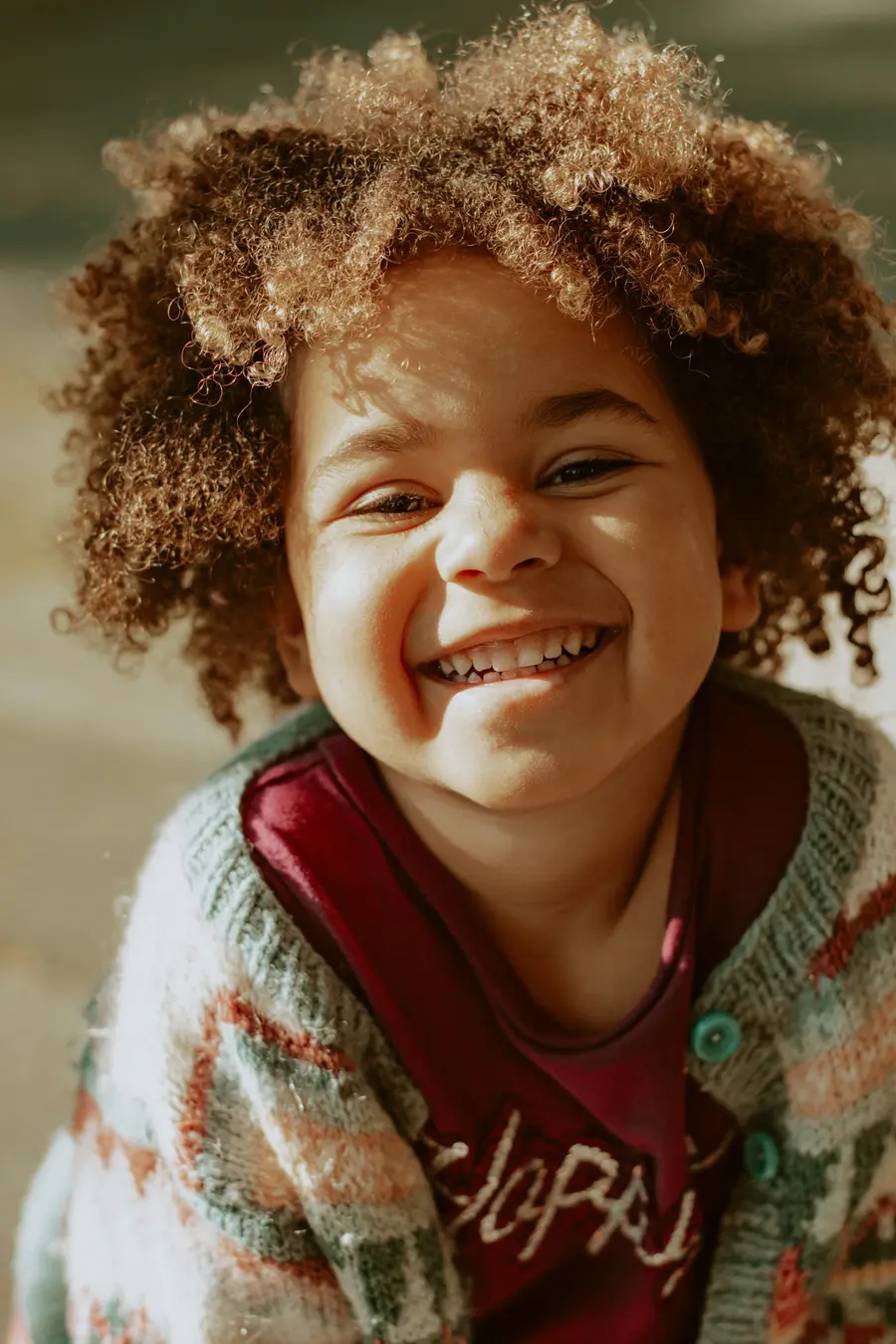 Criança sorridente