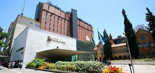 Fachada do Hospital Santa Catarina, na Avenida Paulista