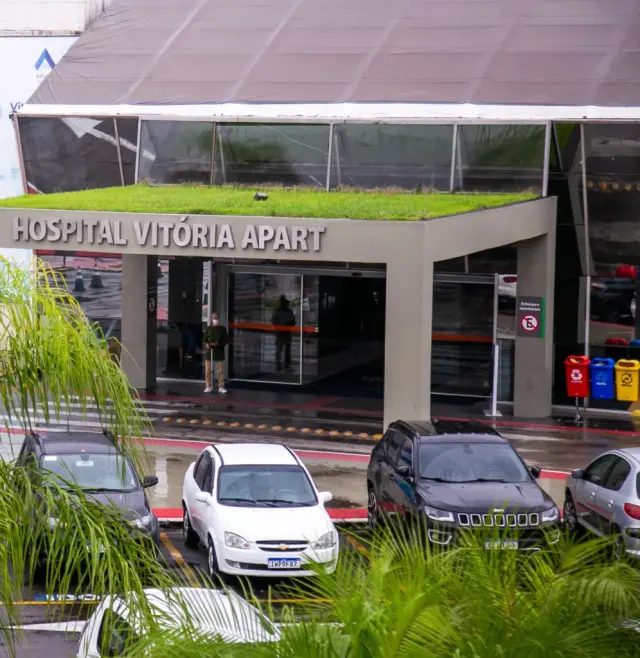 Fachada do Vitória Apart